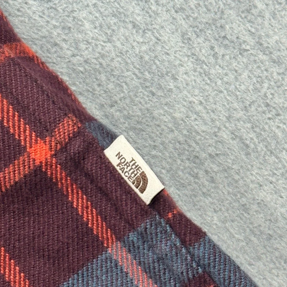 The North Face Shirt Mens 2XL‎ XXL Red Plaid Arroyo Flannel Organic Cotton NWT